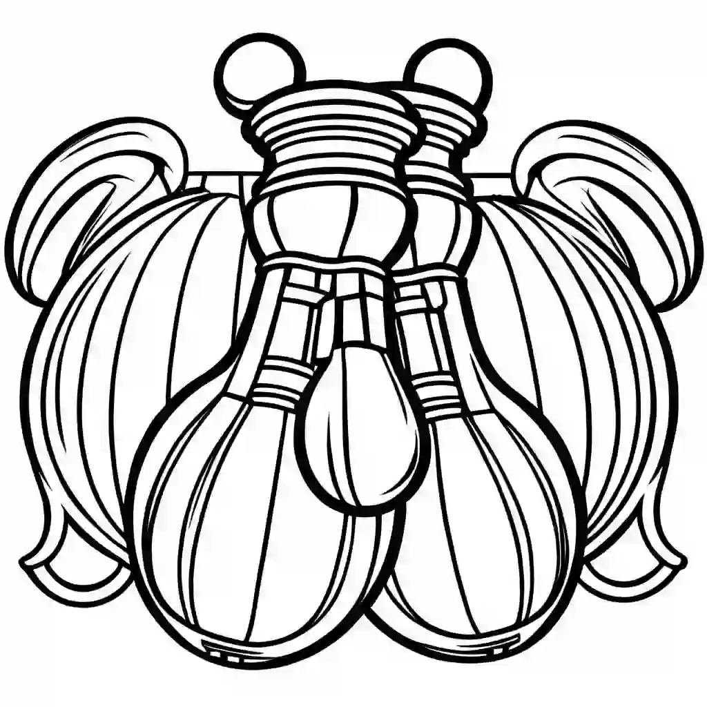 Maracas coloring pages